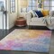 Homeroots 4 x 6 ft. Abstract Brights Sunburst Area Rug 385377 - alternate 2